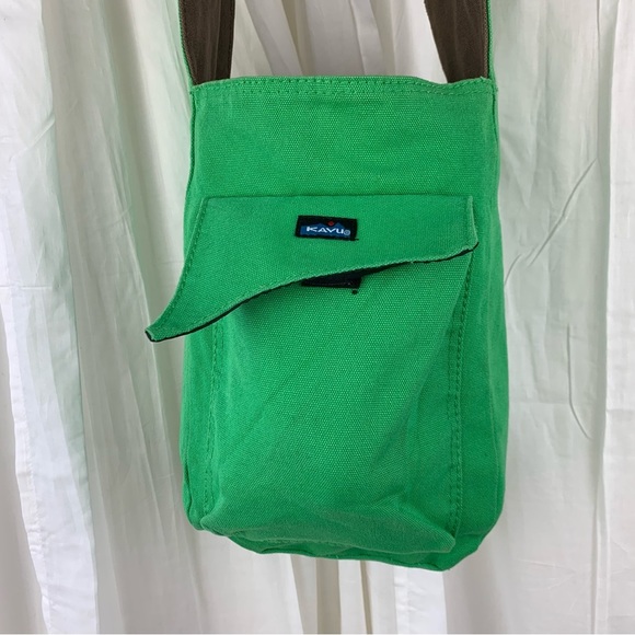 Kavu Bags Kavu Green Wide Strap Crossbody Bag Excellent Condition